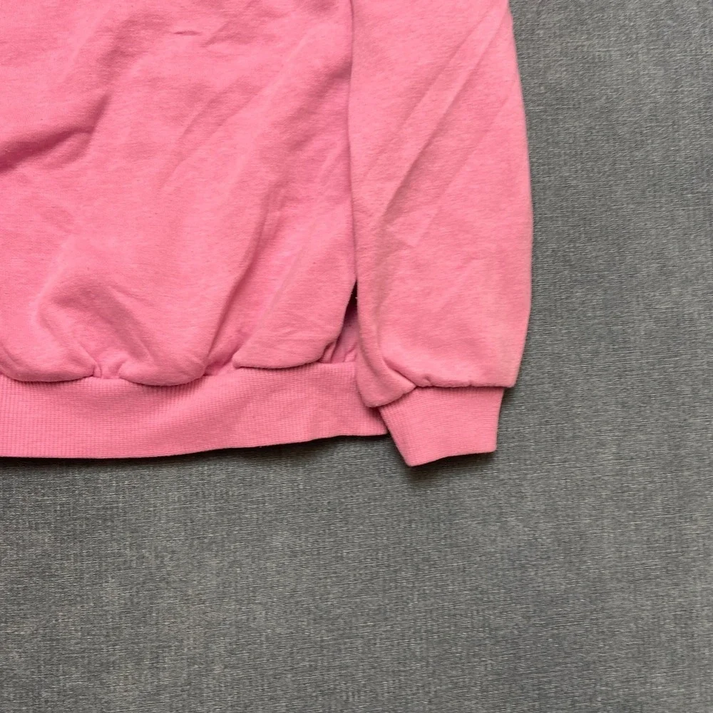 Nike Sportswear Hoodie Girls 6X Pink Fleece Lined Logo Long Sleeve Full Zip